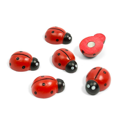Ladybug magneter fra Trendform 6-pakk