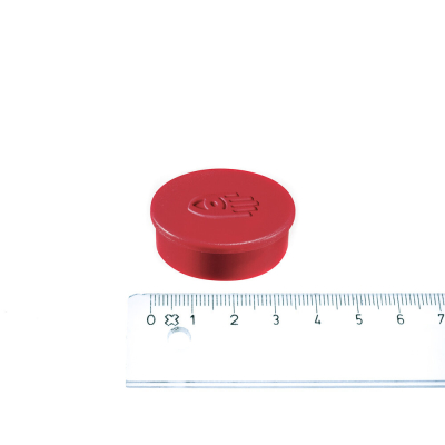 Rød magnet ø35 mm. fra Legamaster.