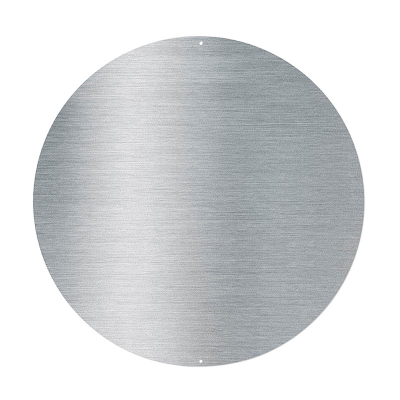 Rundt metallbrett av edelstål str. 44 cm. inkl. 10 sterke magneter