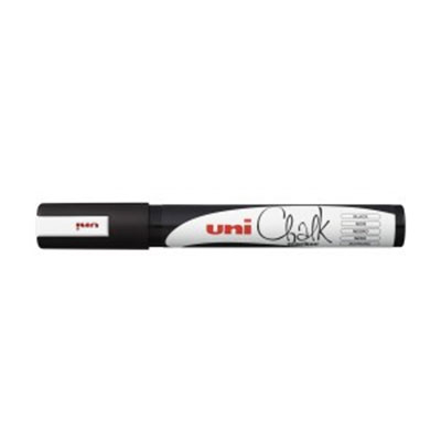 Uni Ball svart Chalk Marker med kulespiss (medium 1,8 - 2,5 mm. bullet tip). Du kan kjøpe 1 eller fler online. Vi har mange forskjellige farger.