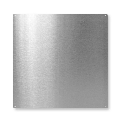 Metalltavle av rent stål 40x40 cm. inkl. 10 sterke magneter