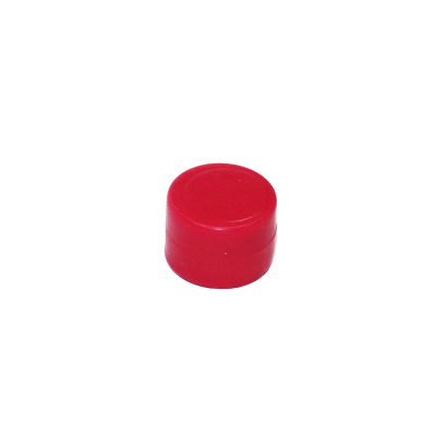Rød gummi magnet 16x11 mm. av neodymium