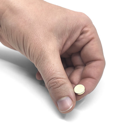 Supermagnet, Skive 10x2 mm, Gull