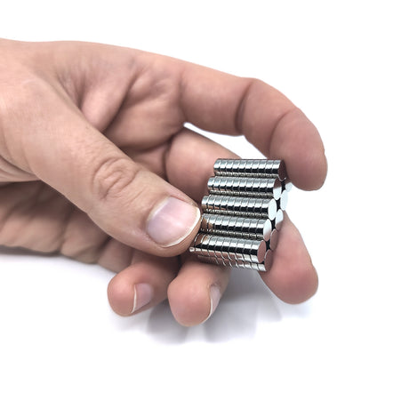 Hobbymagneter 6x2 mm (100-pakk)