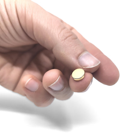 Supermagnet, Skive 8x2 mm, Gull