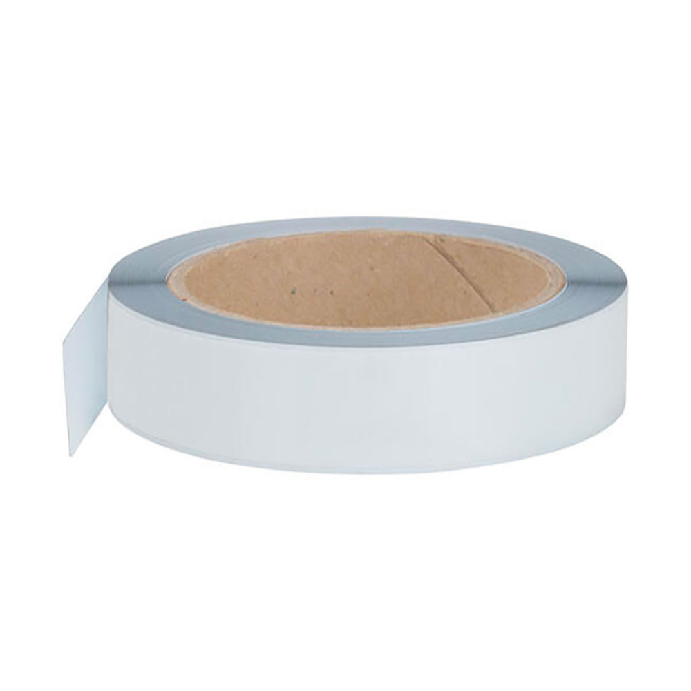Metallteip hvit, 35 mm x 3 meter rulle (SELVKLEB.)