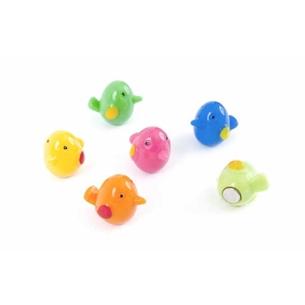 BIRD magneter, 6-pakk - kjøleskapsmagneter