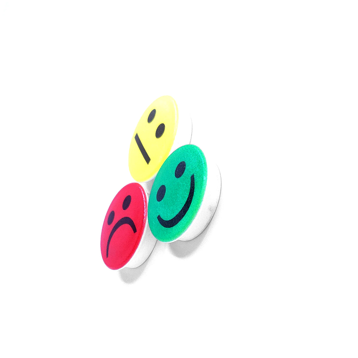 Smiley Magnet grønn "GLAD"