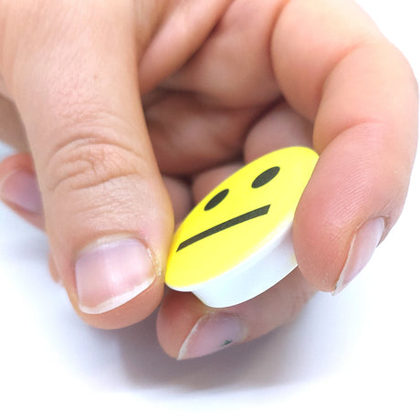 Smiley Magnet gul "NØYTRAL"