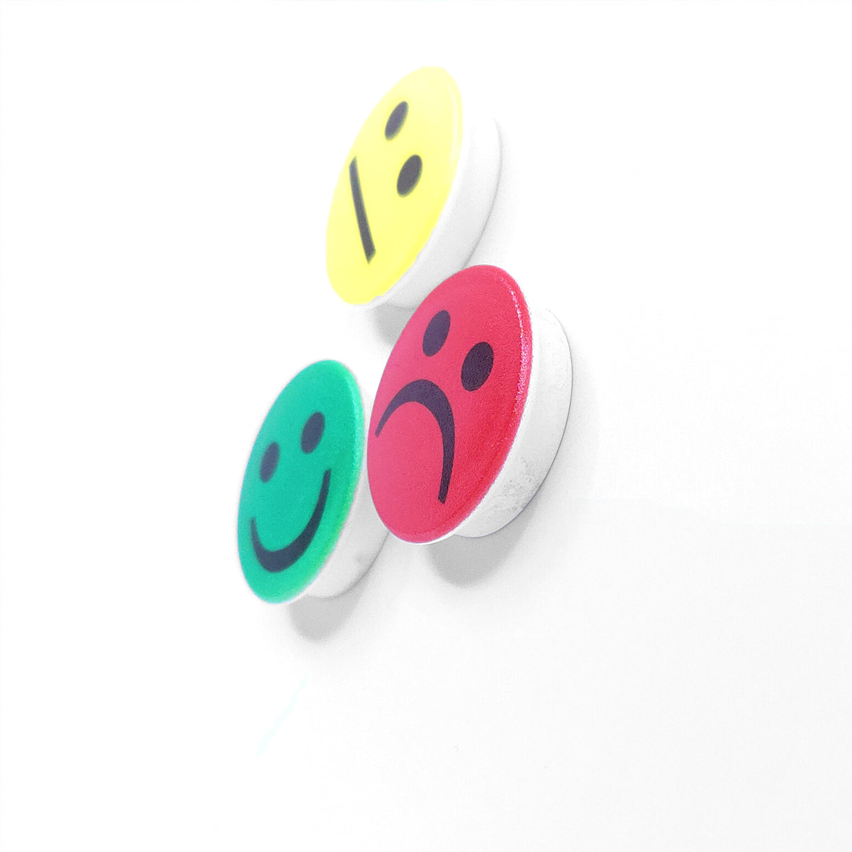Smiley Magnet rød "TRIST"