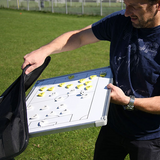 Fotball taktikk (nr. 1-11) + fodboldmagnet, Rød