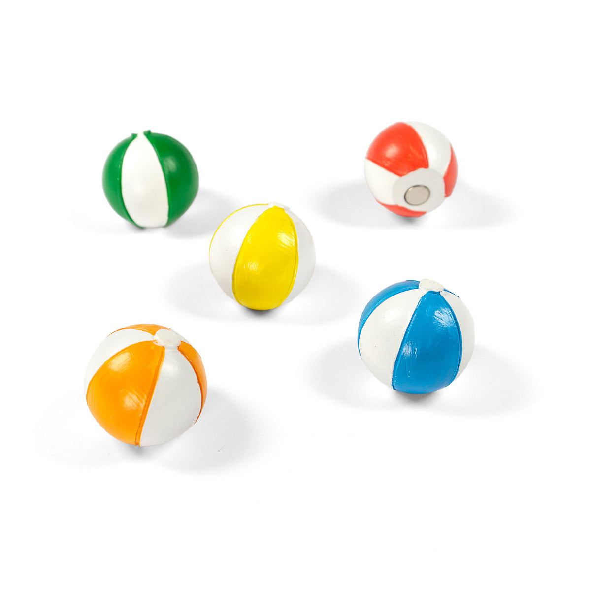 BEACH BALL magneter, 5-pakk - kjøleskapsmagneter