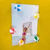 BEACH BALL magneter, 5-pakk - kjøleskapsmagneter