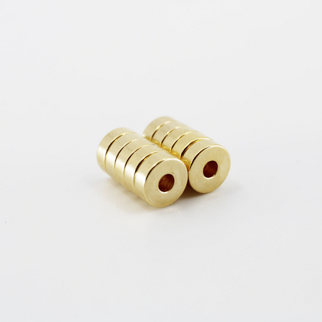 Supermagnet ring 6x2x2 mm, Gull (neodymium)