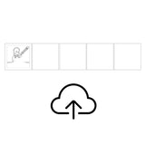 Magnetiske piktogrammer (4,8 cm) - Design selv 5-pakk