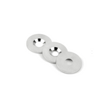 Countersunk metallplate Ø23 mm.