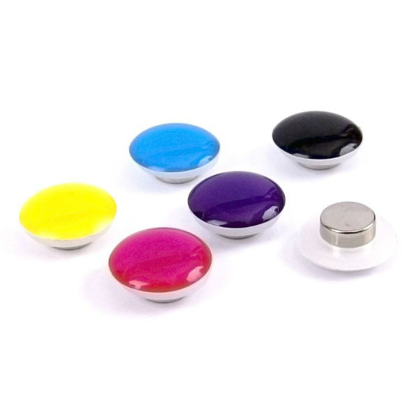 Mini Dots Magneter, 6-pakk - kjøleskapsmagneter