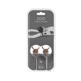 ZOO wrap kabelomslag brun/hvit elg, 2-pakk