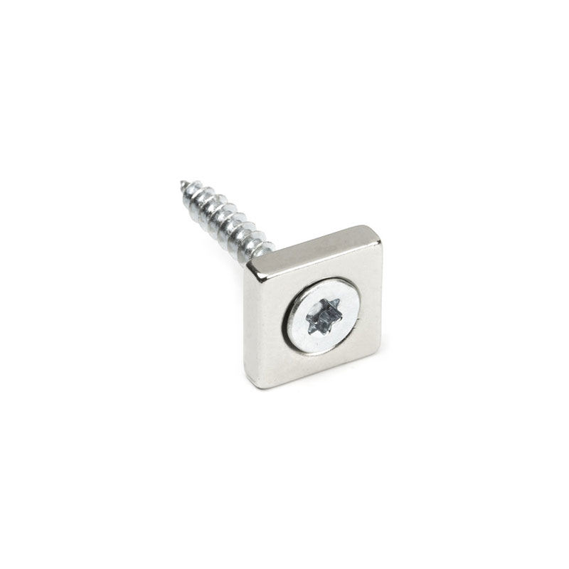 Countersunk supermagnet 15x15x4 mm.