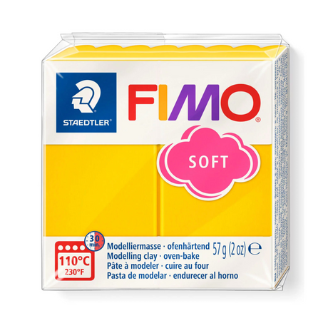 FIMO Soft - gul (57 g.) "sunflower"
