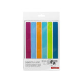 Metallplater "FLEX STRIP" 19 cm, mix (6-pakk)