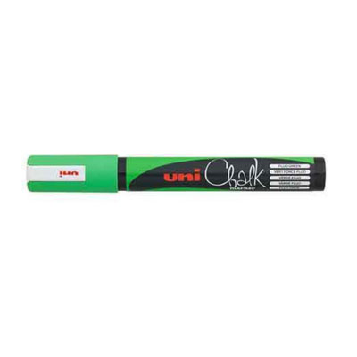 UNI Chalk Marker 1,8 - 2,5 mm, Grønn (medium)