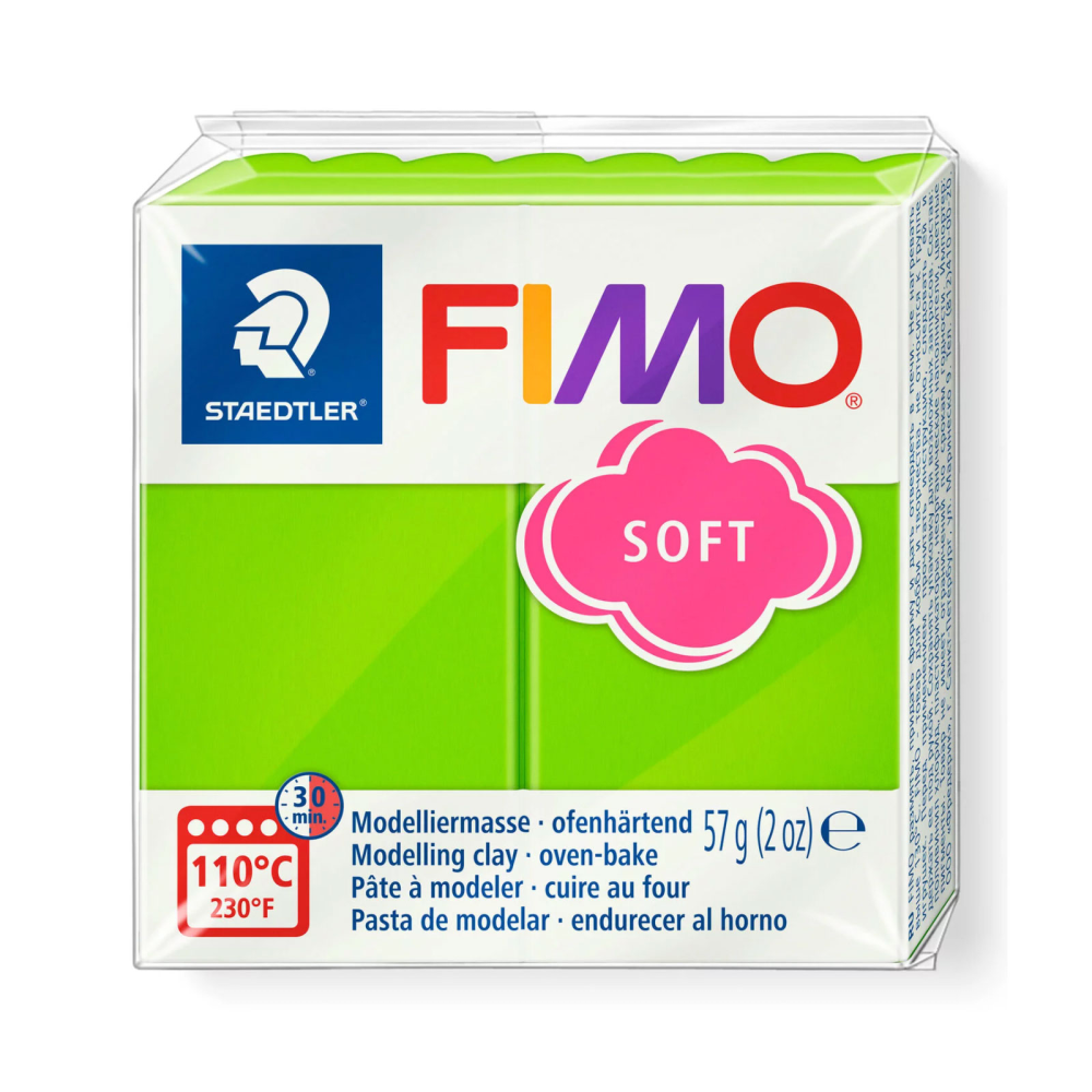FIMO Soft - grønn (57 g.) "apple green"