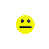 NEUTRAL Smiley Magnet, Gul & rund
