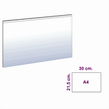 Magnetlomme A4, Hvit (B)