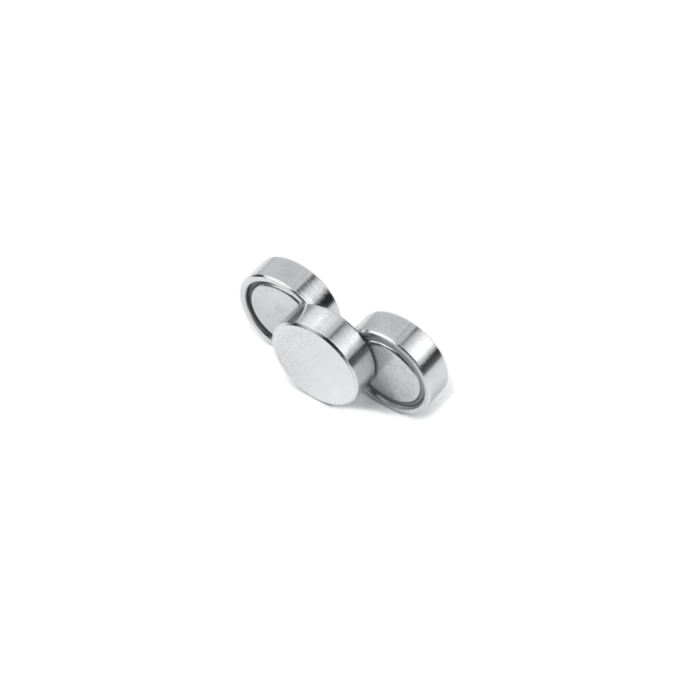 Flat potmagnet, Ø10 mm - Neodym