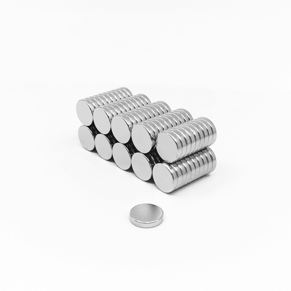 Hobbymagneter 10x2 mm (100-pakk)
