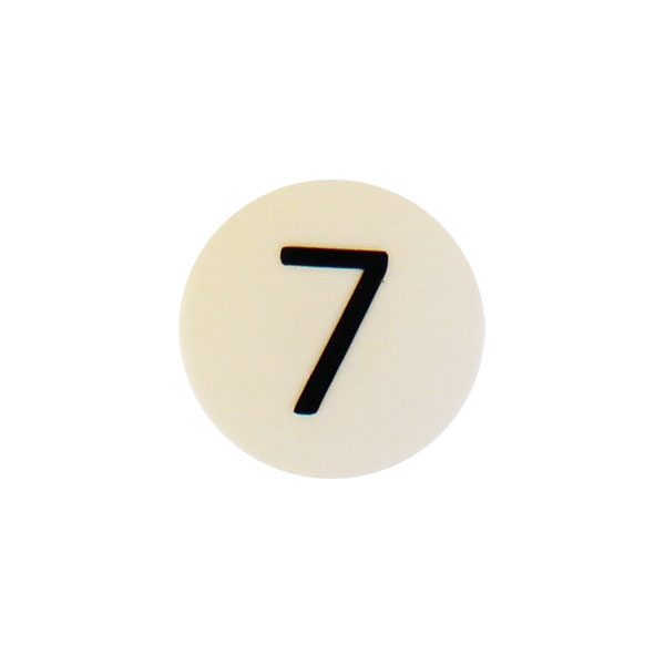 Sterk tall magnet, hvit Rund (7)