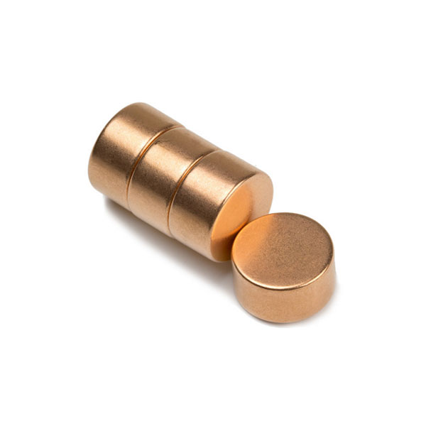 Supermagnet 15x8 mm. (kobber)