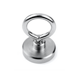 Potmagnet med øyekrok, Ø40 mm