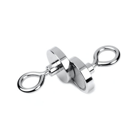Magnet med øyekrok, Ø32 mm.