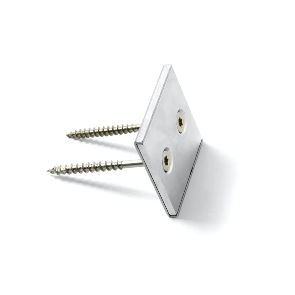 Countersunk u-profil 40x40x4 mm. (neodymium)