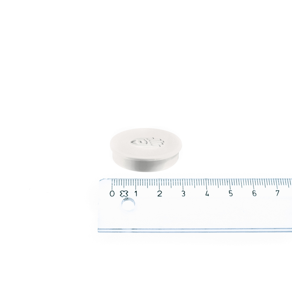 Legamaster Magnet, Hvit Ø30 mm
