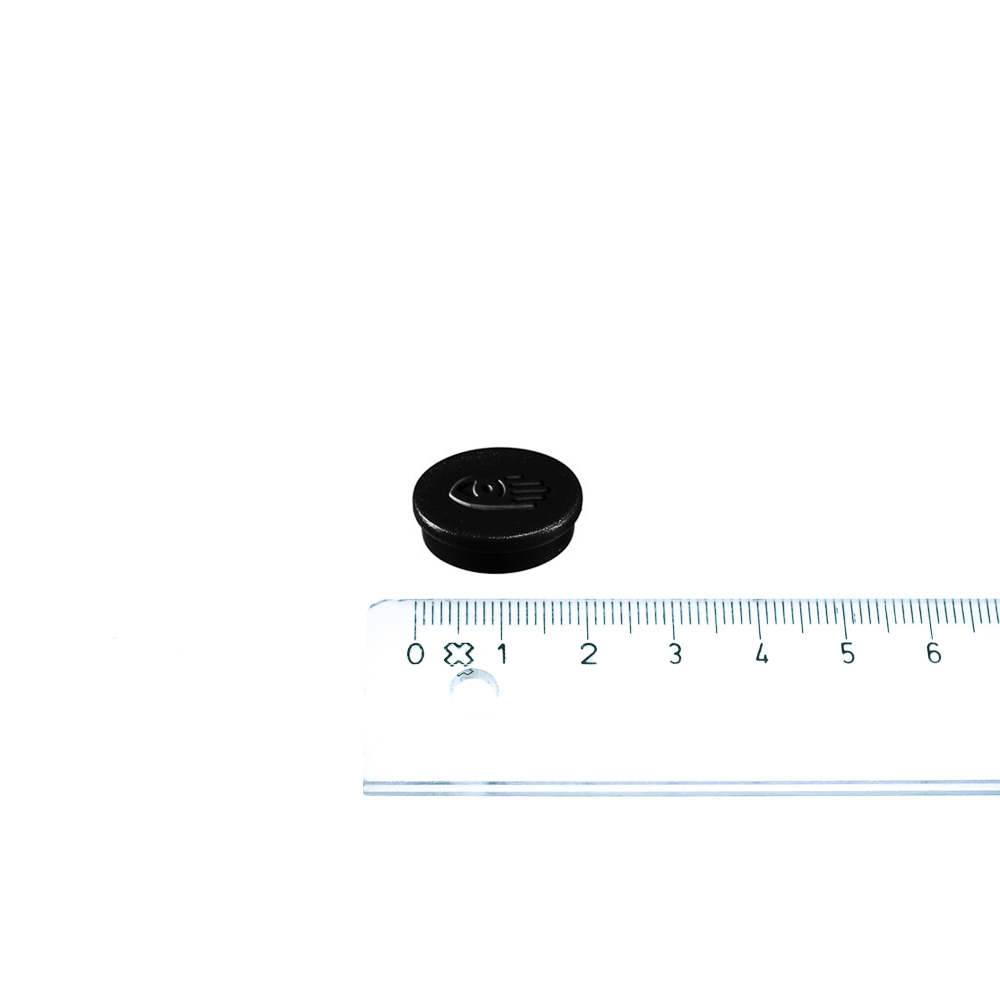 Legamaster Magnet, Svart Ø20 mm