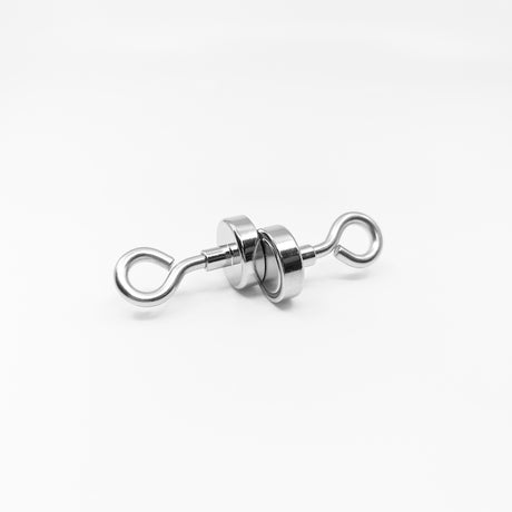 Potmagnet med øyekrok, Ø25 mm