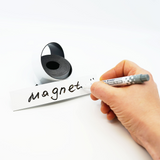 Magnettape m/skrivbar overflate, 30 mm. (3 meter) - Hvit