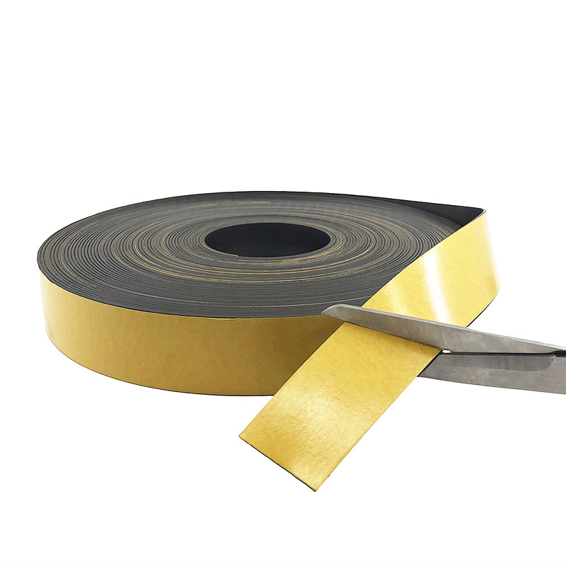 Magnetbånd Gråt, 40 mm. x 1 m., Selvkleb