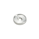 Countersunk metallplate 26x2 mm. m/kant