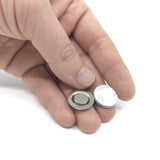 Brosjemagnet m/stål 1,7 cm (deluxe)