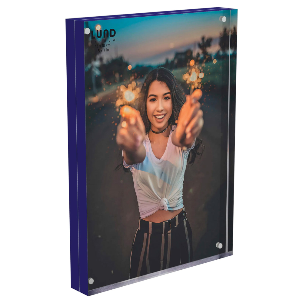 Fotoramme "Indigo" 13x18 cm. - plexiglass (magnetisk)