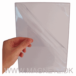 Magnetlomme 10x15 cm., Hvit m/quickload