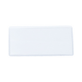 Magnetlomme 11x4,5 cm., Hvit