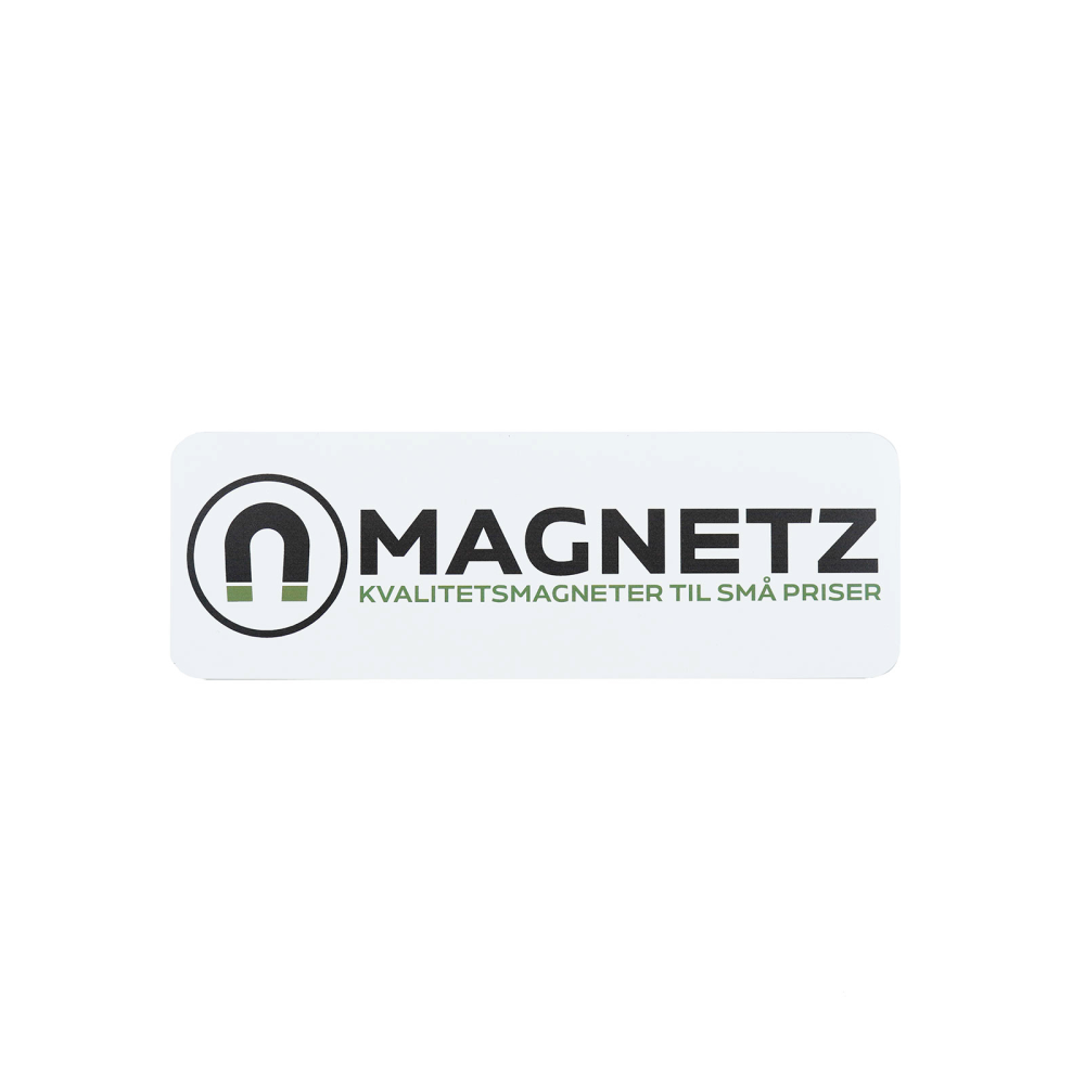 7x21 cm. magnettrykk (1,0) m/runde hjørner