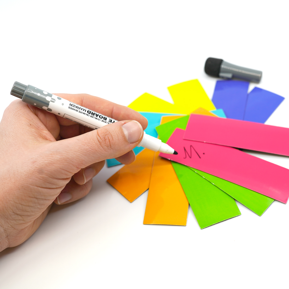 MagNotes 12-pakk 10x3 cm m/boardmarker