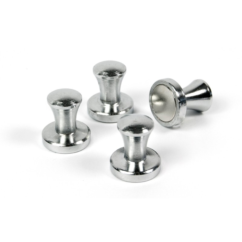 Mini-max Metall, 4-pakk - kjøleskapsmagneter