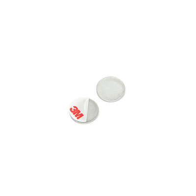 Metallplate Rund 13x2 mm (selvkleb)